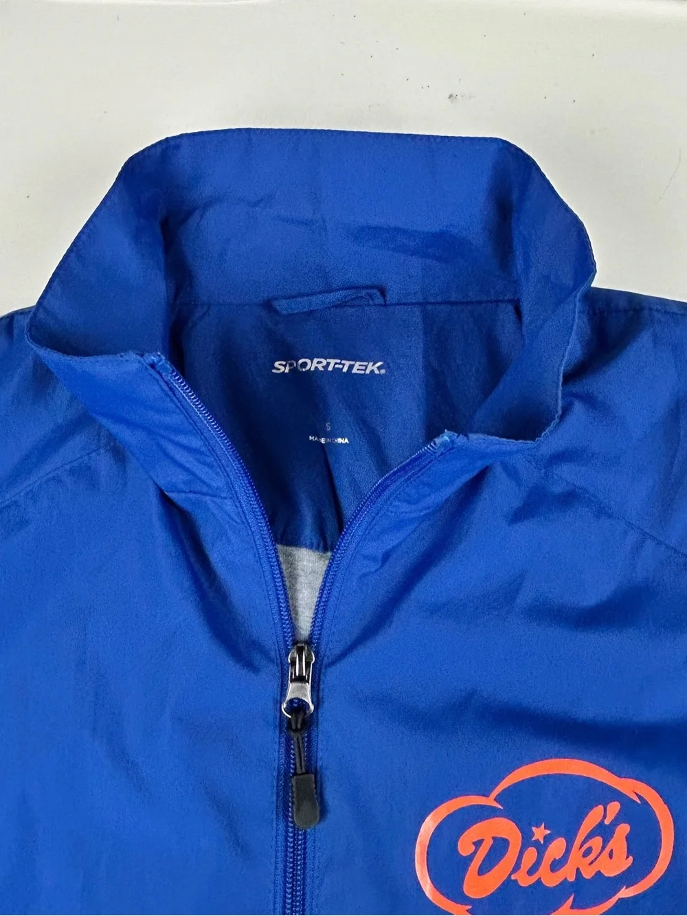 DICK DRIVE-IN BURGERS Blue Windbreaker Jacket Seattle Employee Coat Men Small